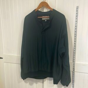 Zero restriction golf outerwear windbreaker made in USA size XL dk hunter green